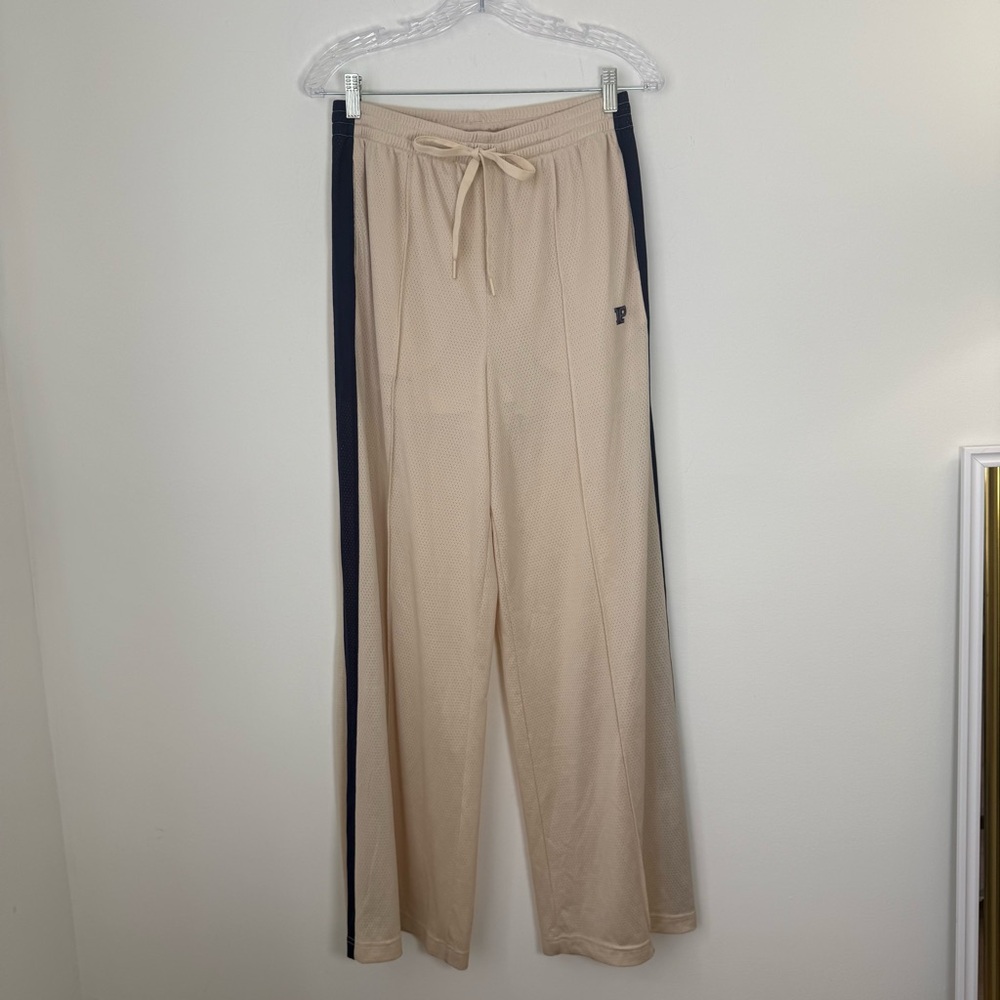 PINK Victoria's Secret Cream Track Pants